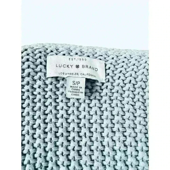 Lucky Brand Sz Sm Waffle‎ Knit Sweater Cozy Casual - Picture 12 of 15